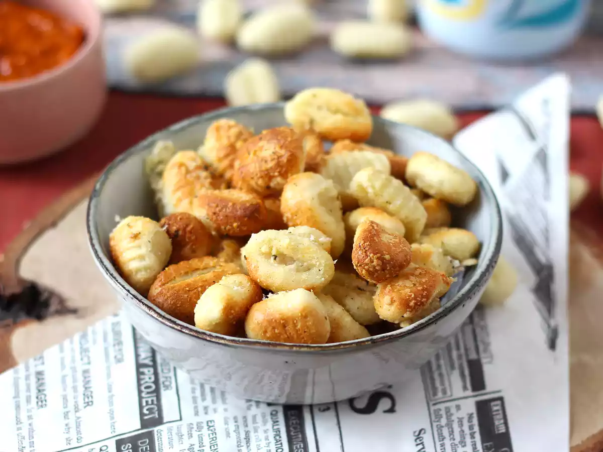 Knusprige Parmesan-Gnocchi im Air Fryer