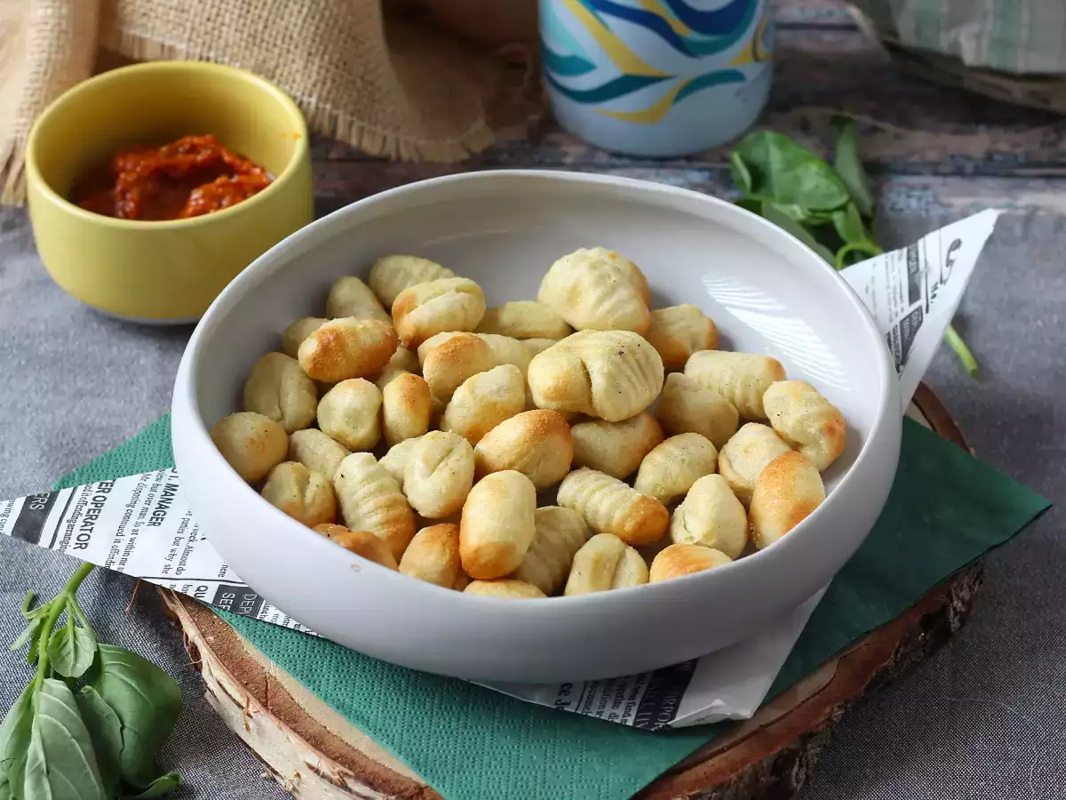 Knusprige und weich-zarte Gnocchi aus dem Air Fryer – in nur 10 Minuten fertig!
