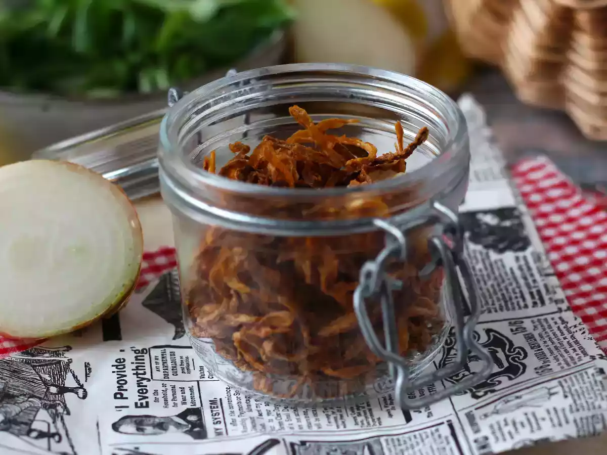 Knusprige Zwiebeln in der Heißluftfritteuse, super knusprig und lecker - foto 3