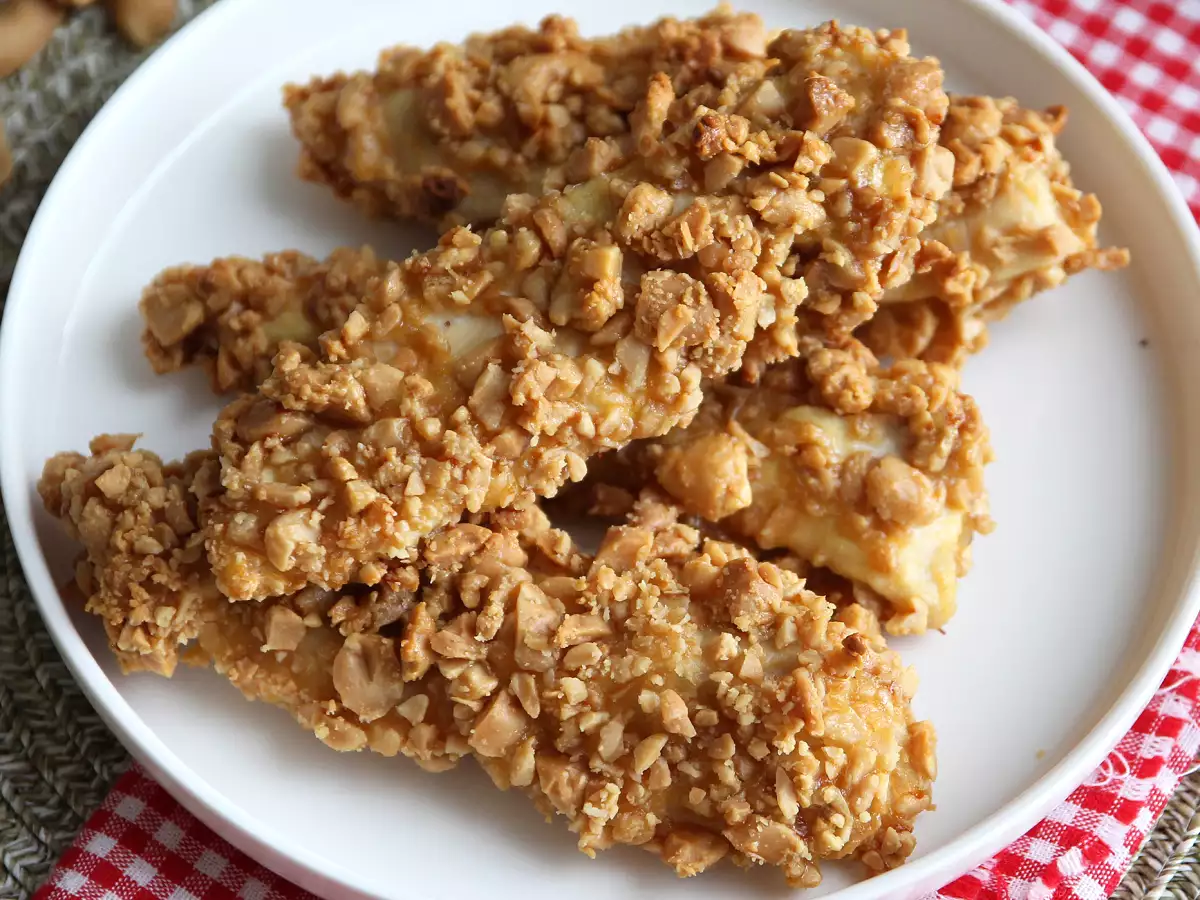 Knuspriges Erdnuss-Hähnchen aus dem Ofen - foto 2