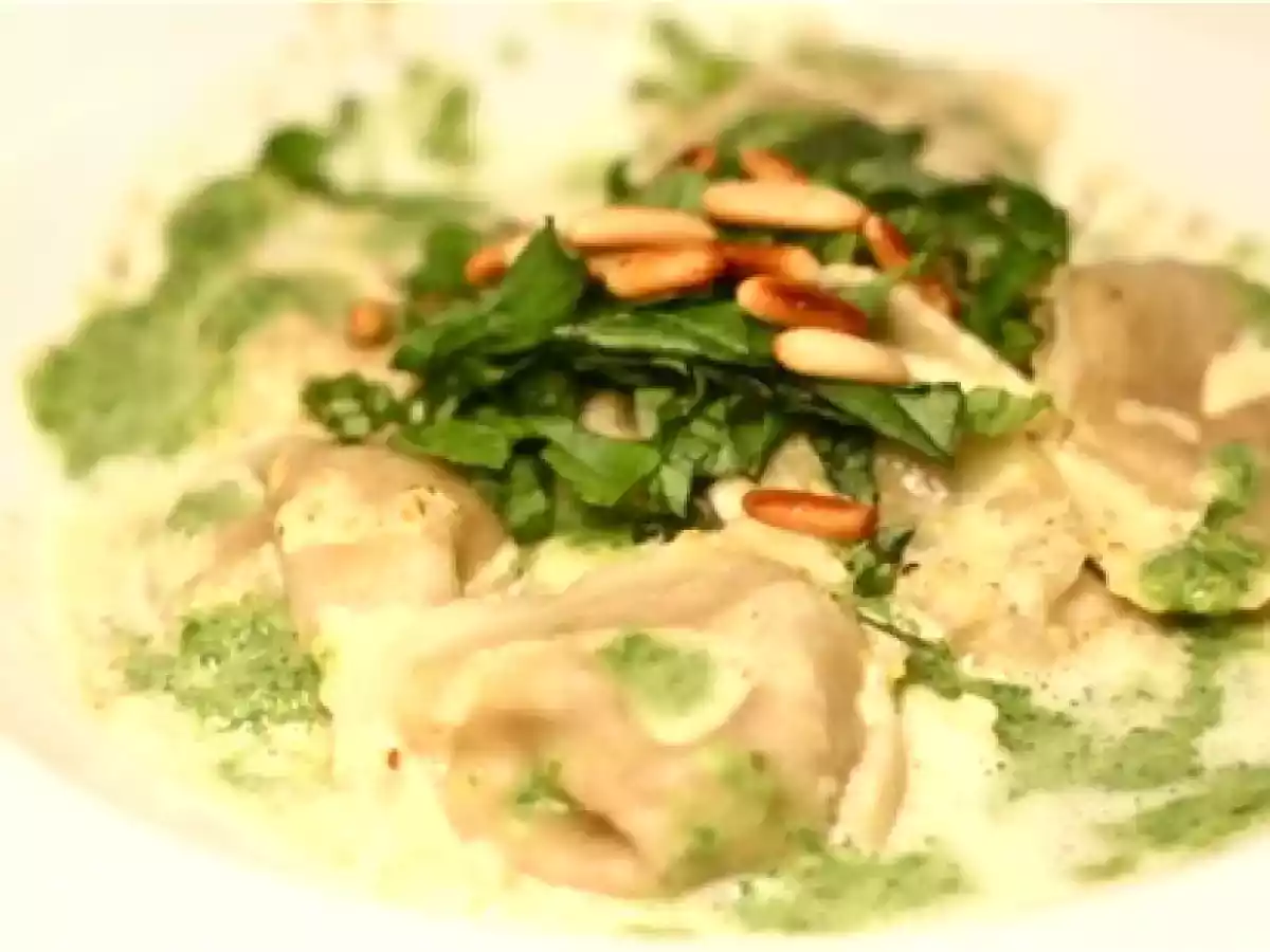 Kochen nach Robert oder: Ravioli mit Dualschaum