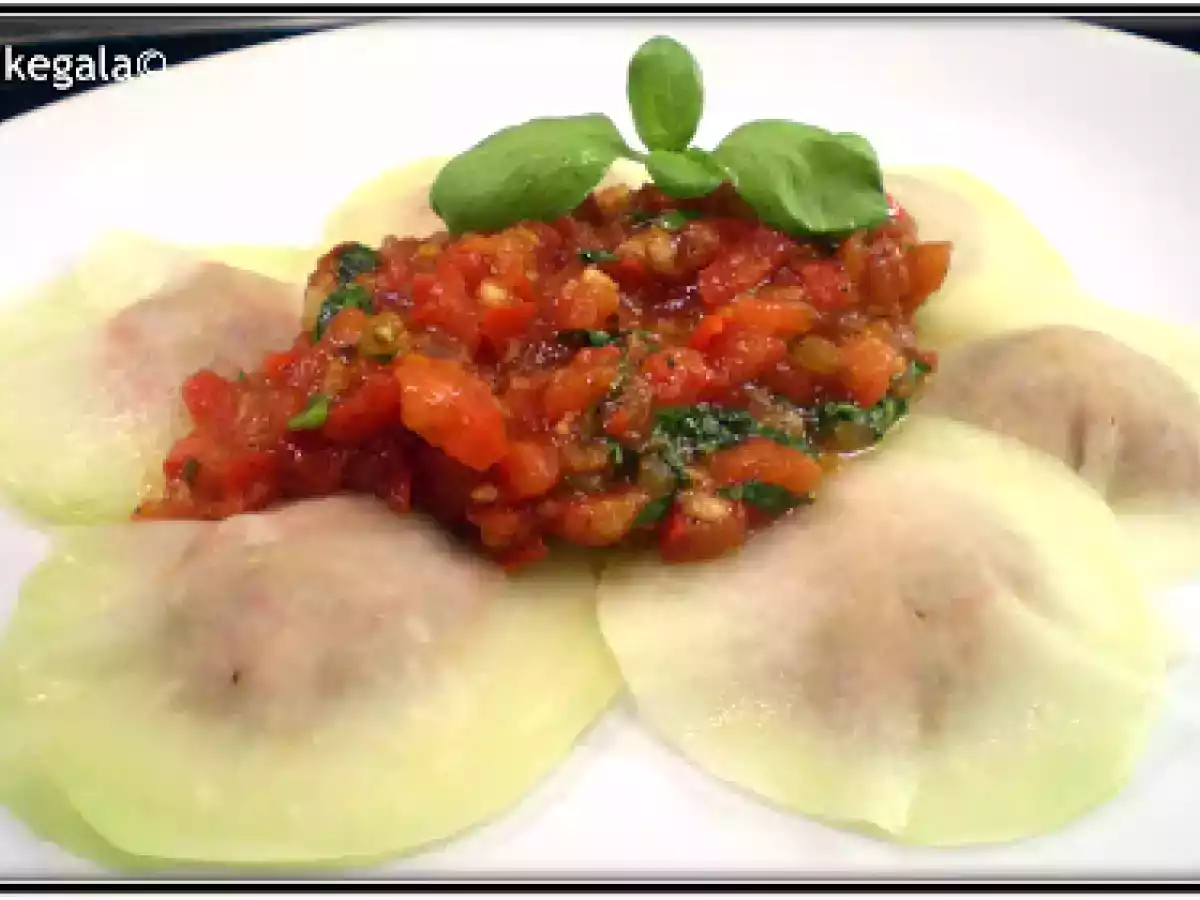 Kohlrabi-Ravioli