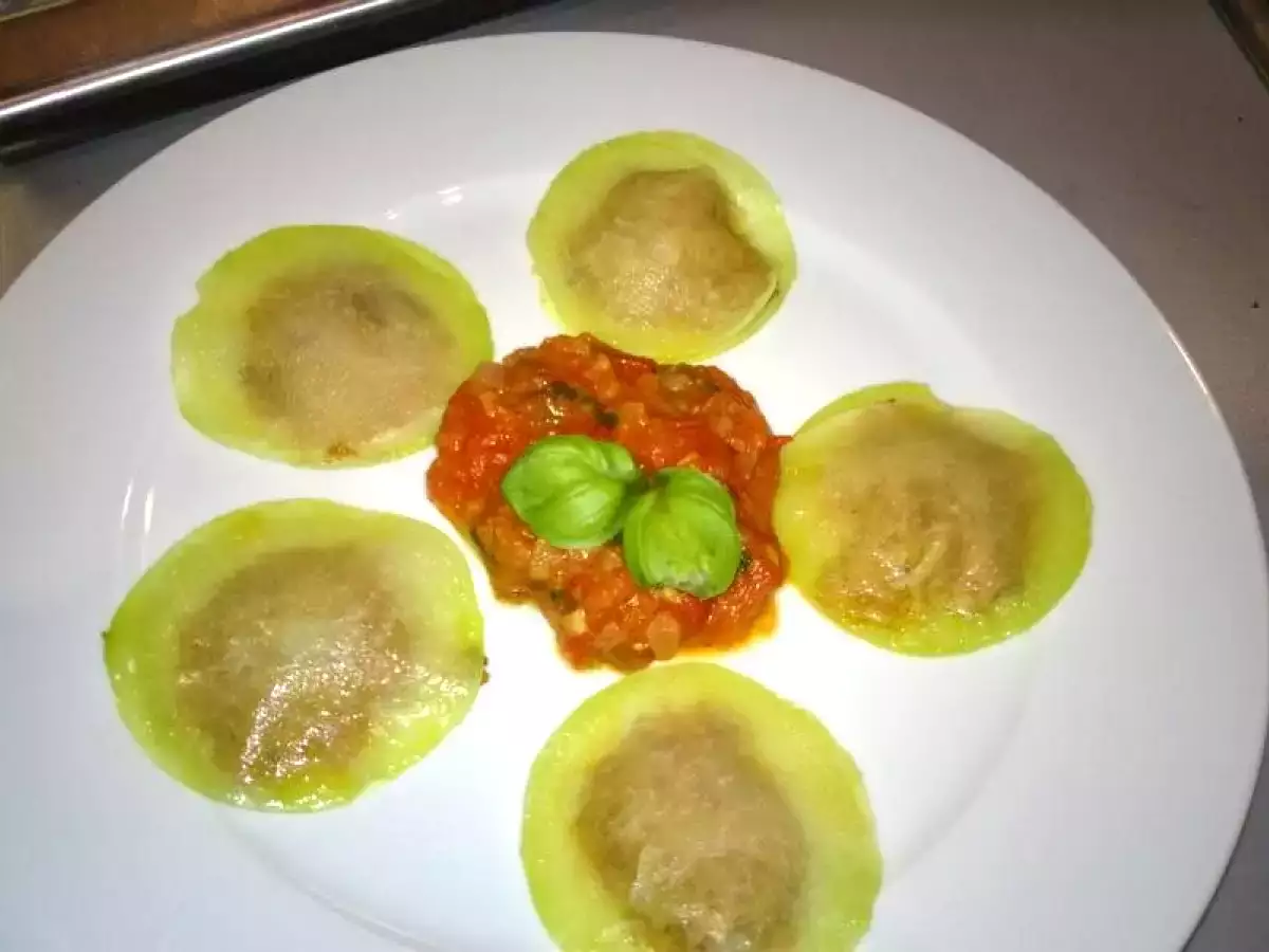 KOHLRABI-RAVIOLI - VEGAN FOR FIT