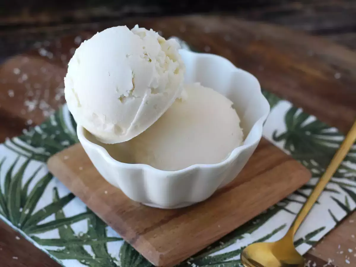 Kokos-Eis mit dem Ninja Creami - foto 2