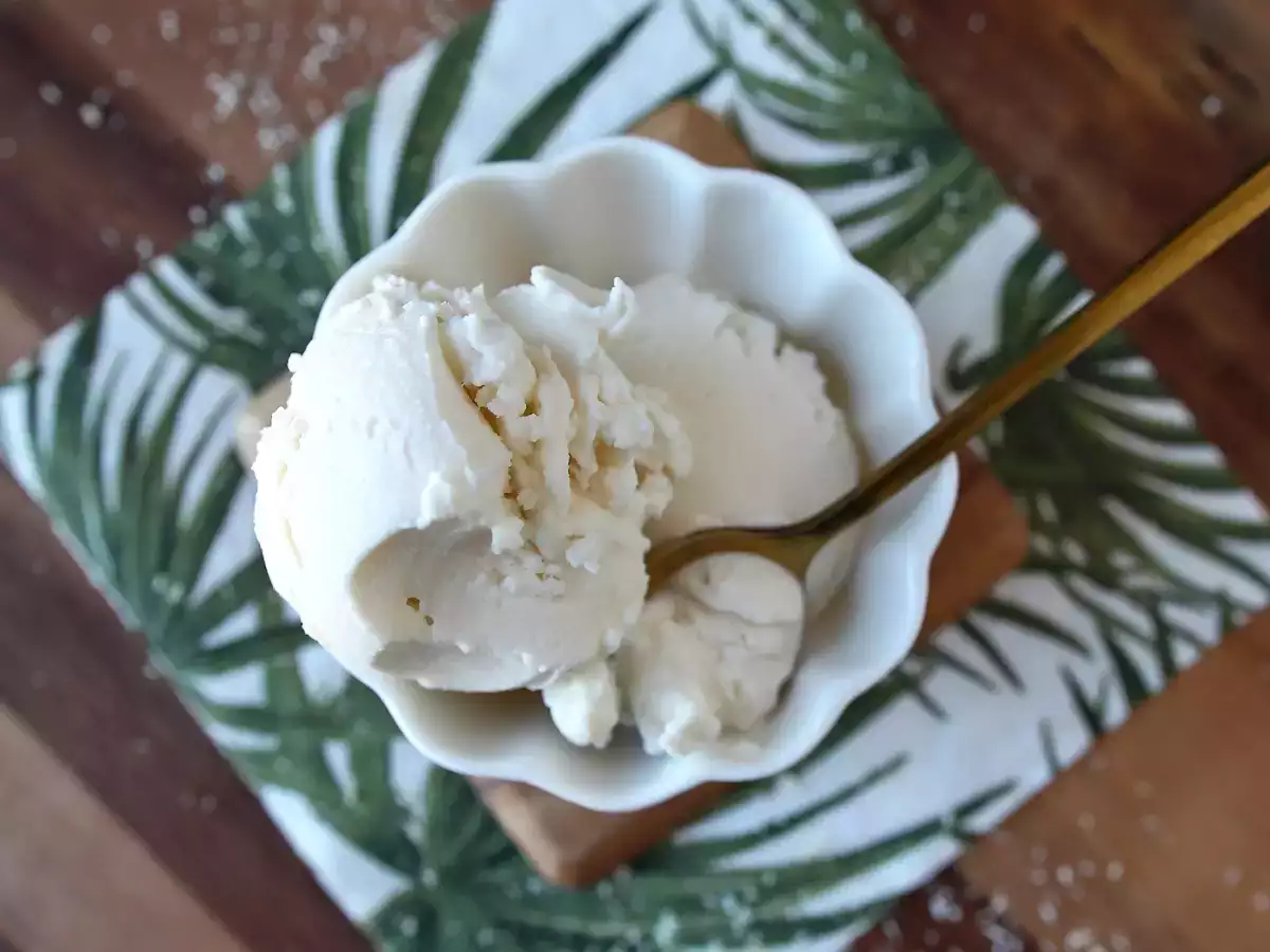 Kokos-Eis mit dem Ninja Creami - foto 3