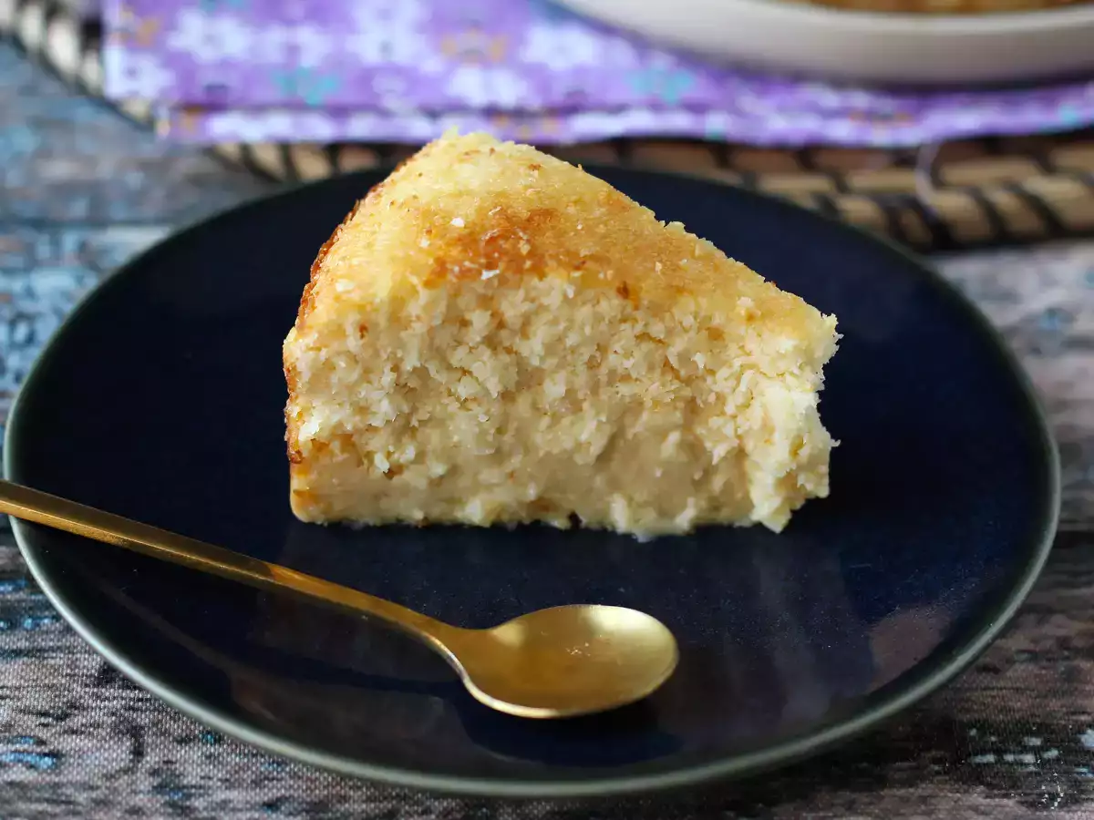 Kokos-Puddingkuchen mit Kondensmilch – einfach und zart schmelzend - foto 3