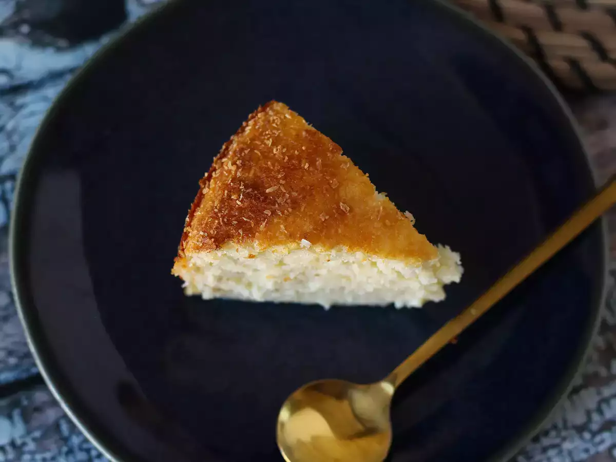 Kokos-Puddingkuchen mit Kondensmilch – einfach und zart schmelzend - foto 6