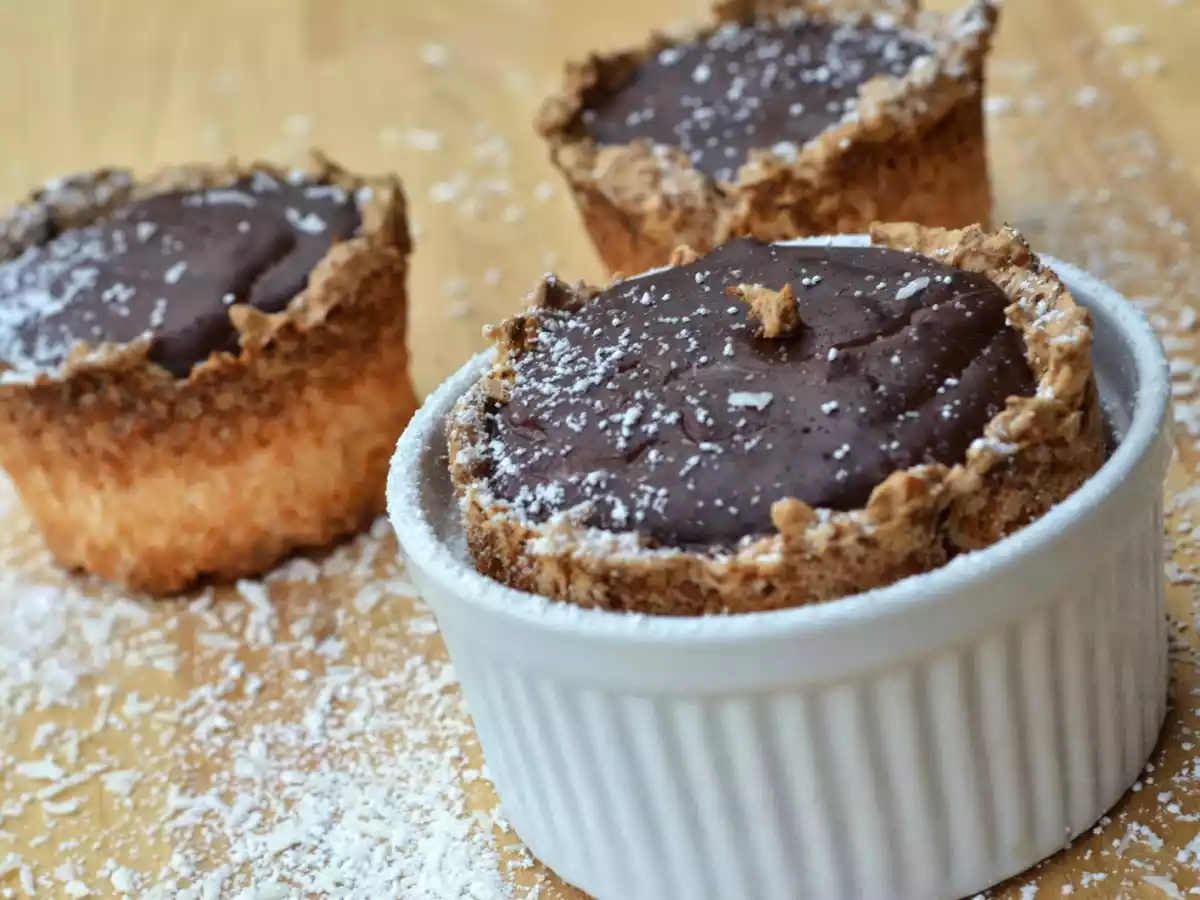 Kokos-Schoko- Pudding Küchlein