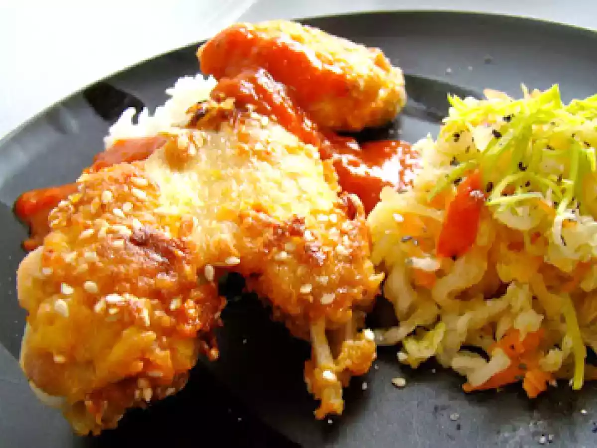 Koreanisches Backhendl a la Alissa