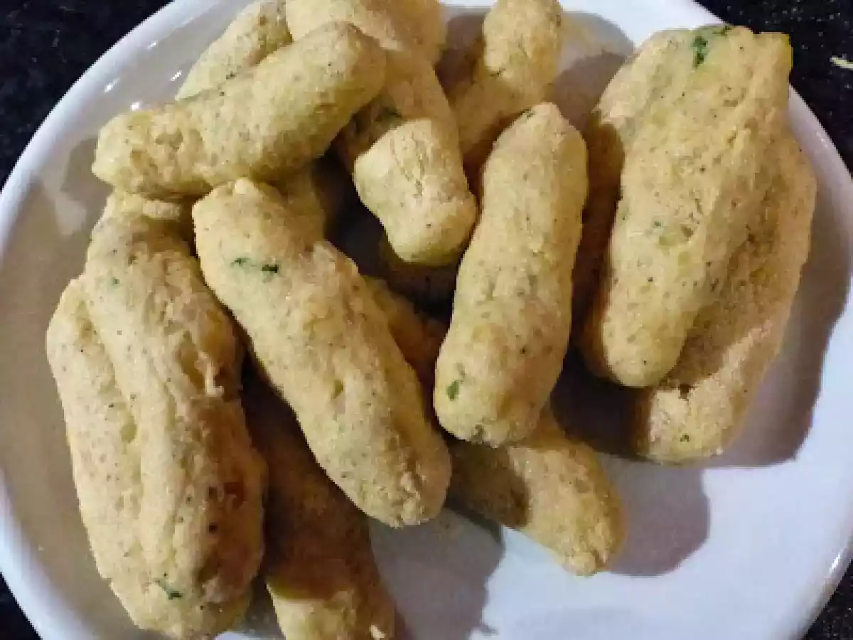 Kräuter ~ Kartoffelnudeln in brauner Butter mit Bergkäse - foto 2