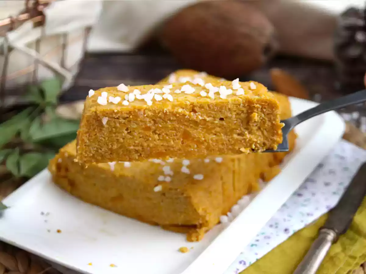 Kuchen mit Kürbis und Kokosnuss (einfach) - foto 2