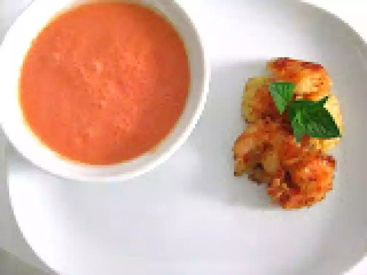 Kühles Melonensüppchen mit Ingwer