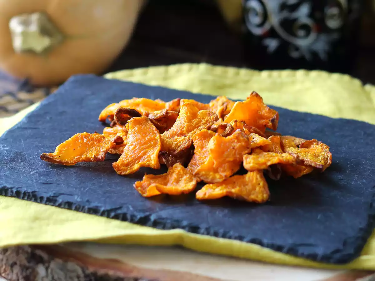 Kürbis-Chips aus der Fritteuse: leicht und lecker - foto 2