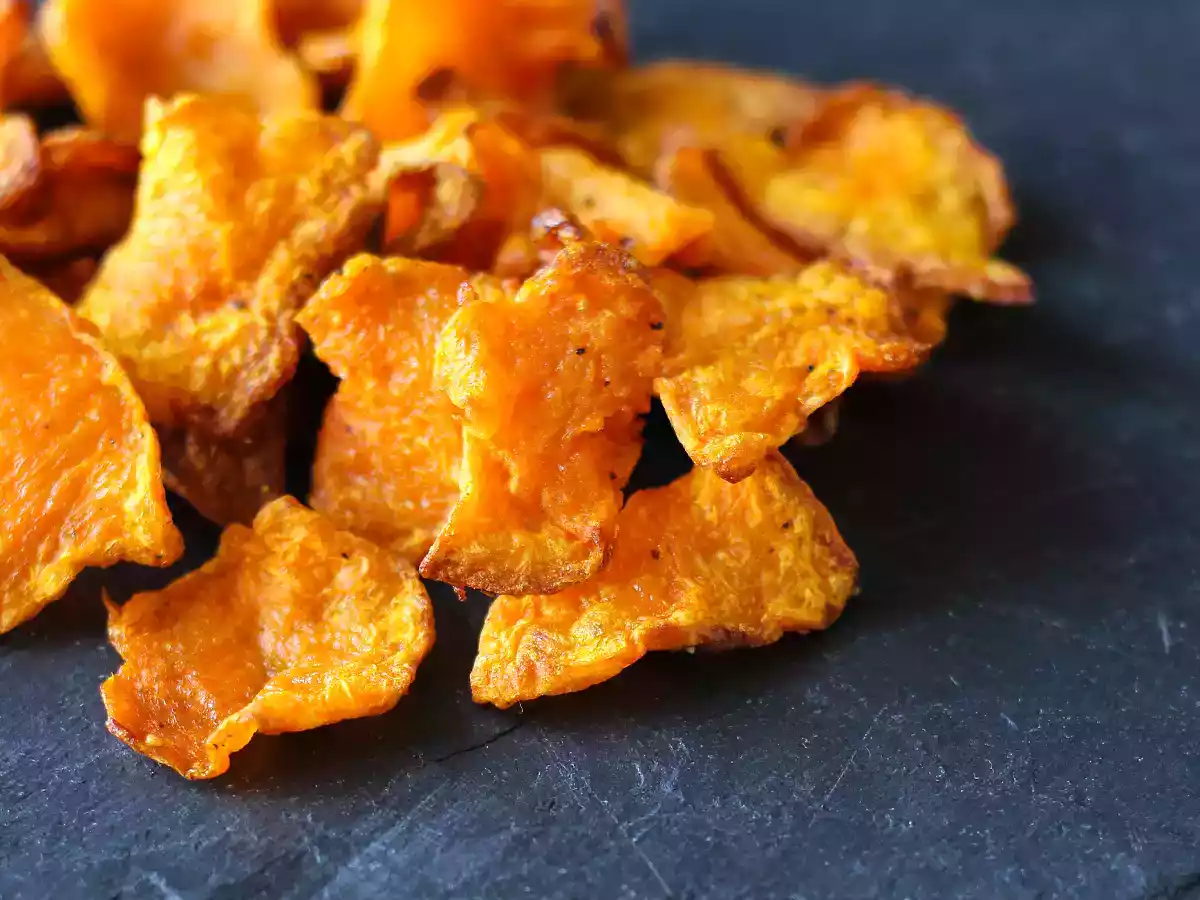 Kürbis-Chips aus der Fritteuse: leicht und lecker - foto 4