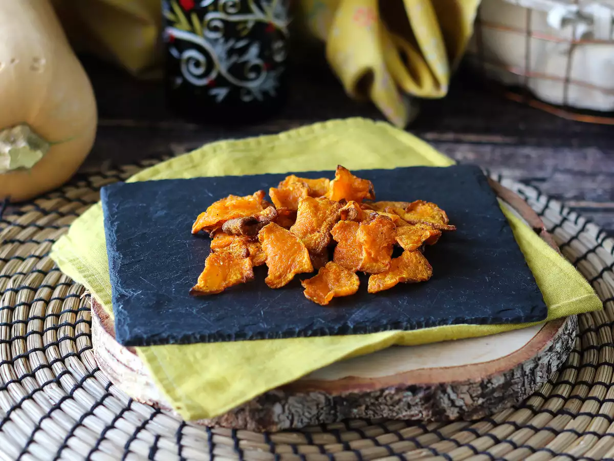 Kürbis-Chips aus der Heißluftfritteuse: leicht und lecker - foto 5