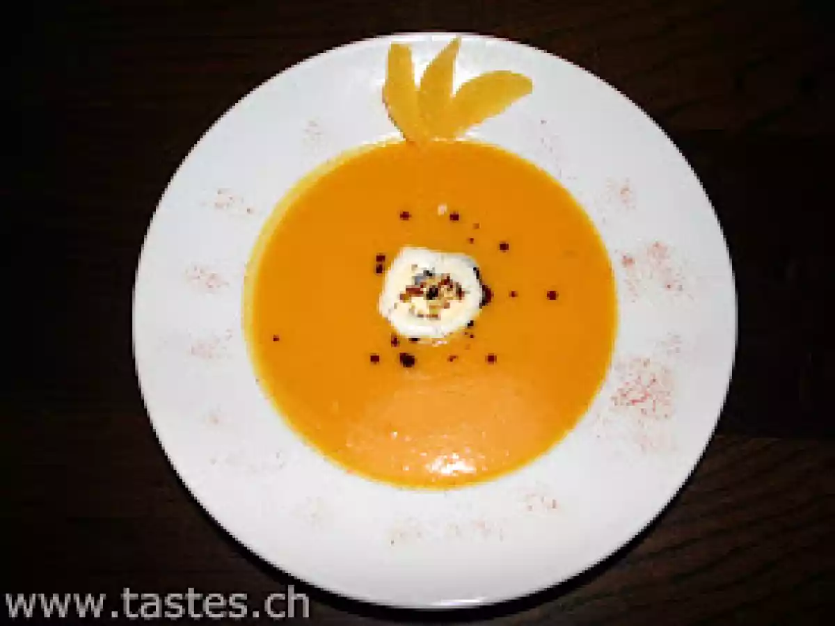 Kürbis- Orangensuppe