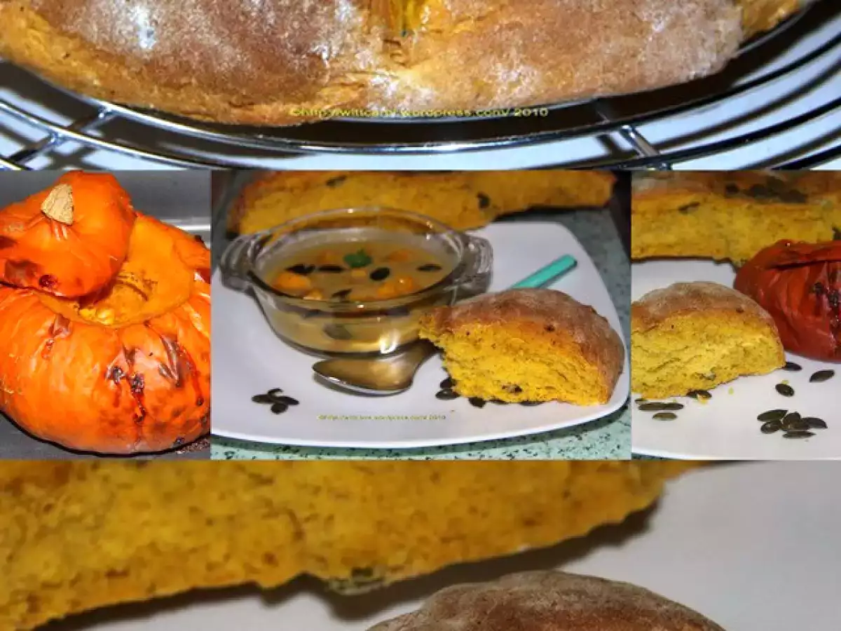 Kürbisbrot mit Kürbiskernen