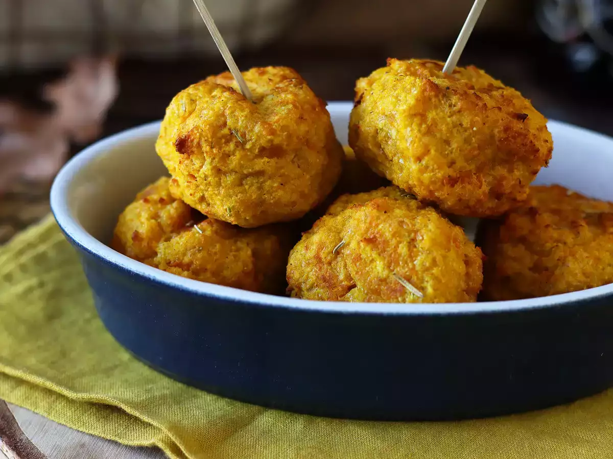 Kürbisfrikadellen aus der Heißluftfritteuse