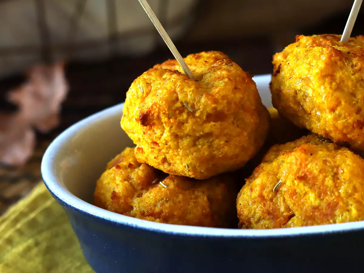 Kürbisfrikadellen aus der Heißluftfritteuse - foto 3