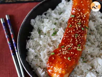 Lachs nach koreanischer Art mit Gochujang-Sauce, fertig in 8 Minuten, Foto 5
