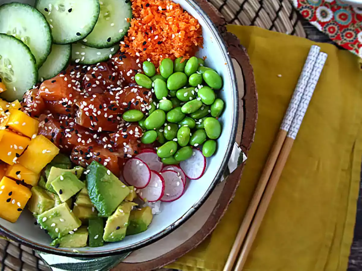 Lachs-Poke-Bowl - foto 4