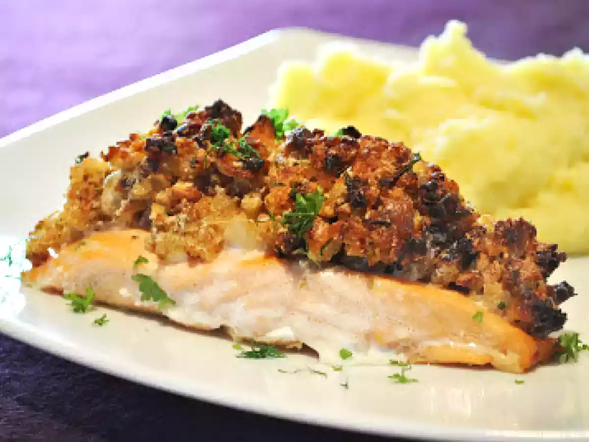 Lachsfilet à la Bordelaise