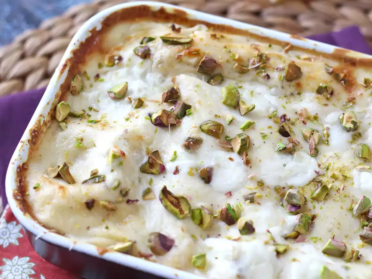 Lachslasagne mit Burrata und cremigen, knusprigen Pistazien - foto 2