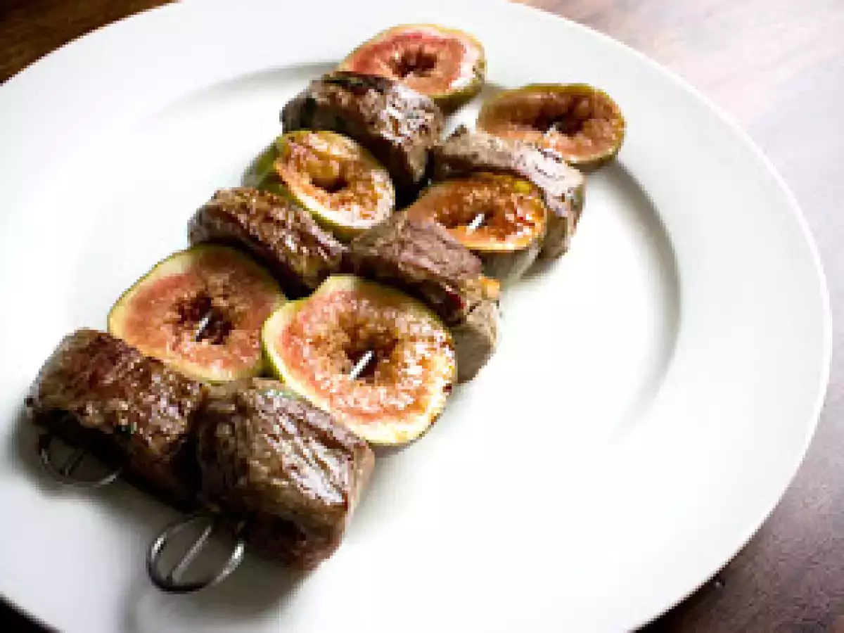 Lamm-Feigen-Spiesse // Pinchitos de Cordero y Higos