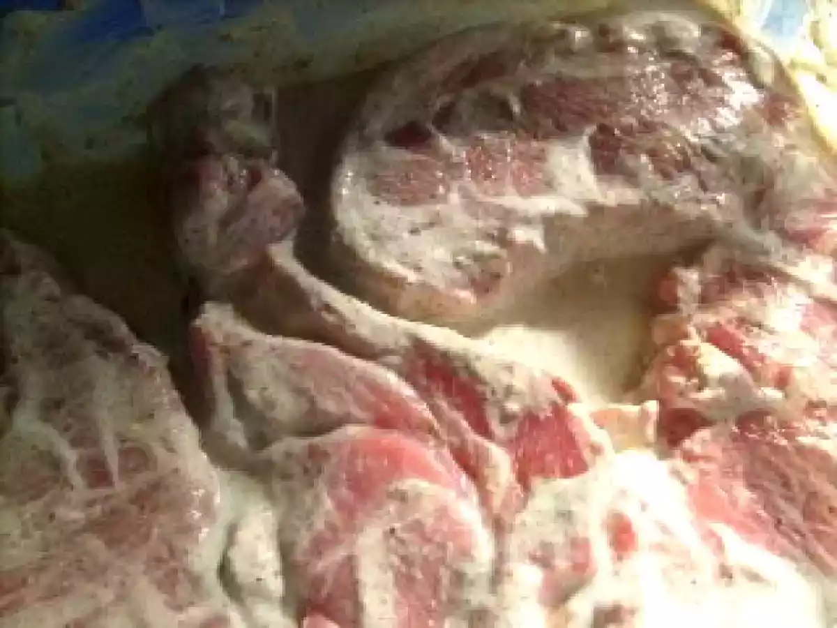 Lamm Steaks in Joghurt Marinade