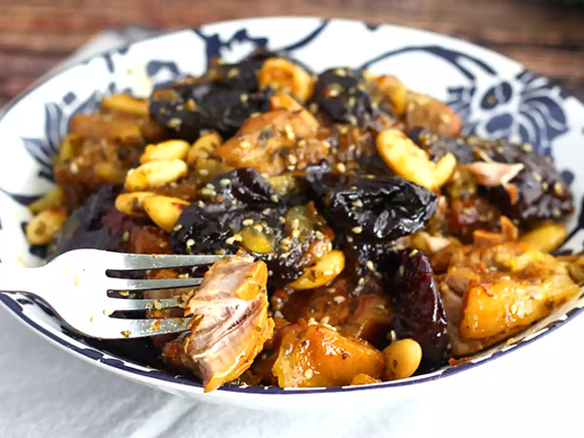 Lamm-Tajine mit Pflaumen (Schritte und Video) - foto 4