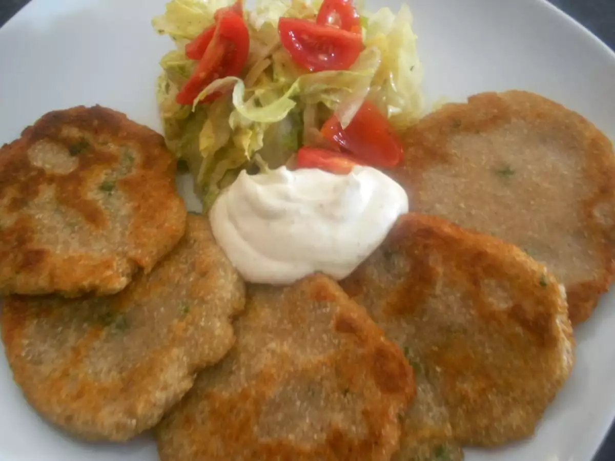 Latkes mit Knoblauch ~ Dip