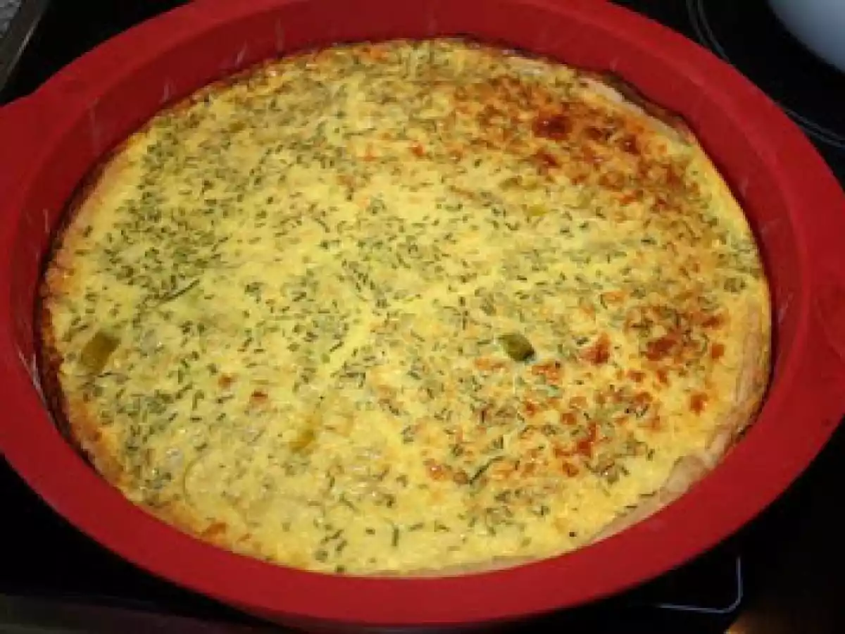 Lauch-Käse-Quich mit Schinken nach WeightWatchers
