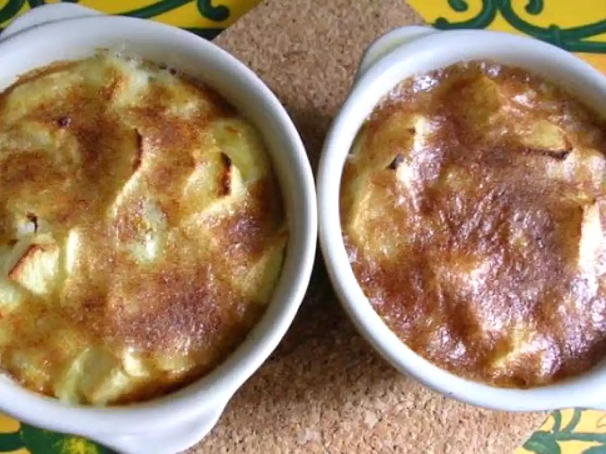 Leichtes Apfel-Dessert