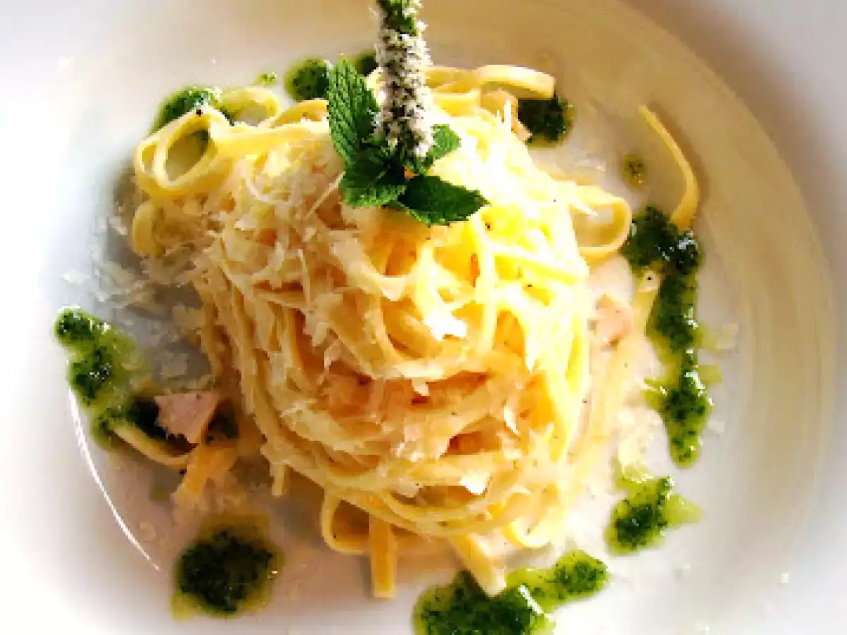 Linguine al Limone e Mentuccia