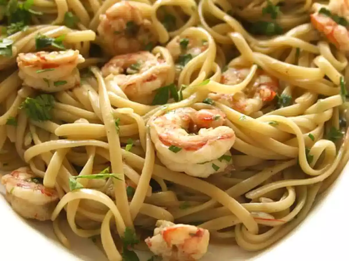Linguine mit Scampi