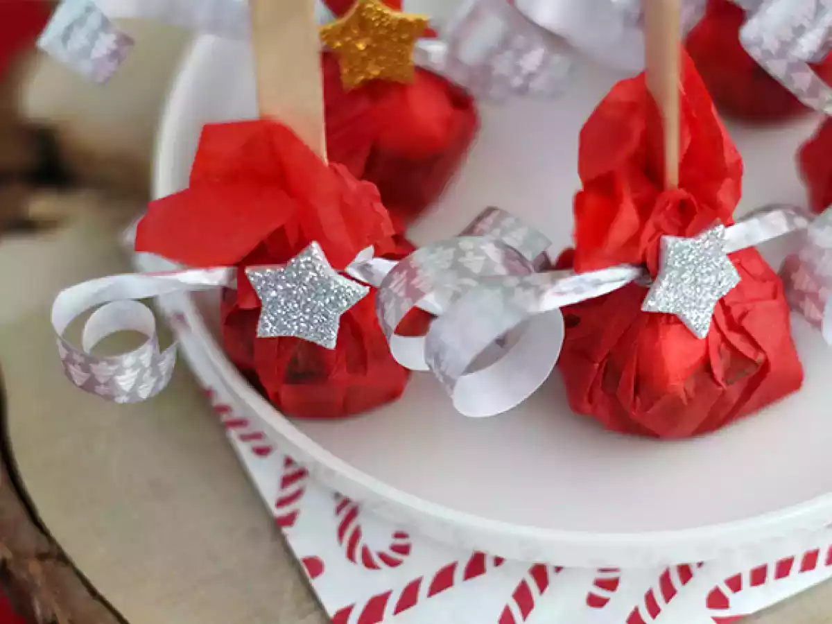 Lollis für heiße Schokolade: dunkle Schokolade + Marshmallow - foto 4