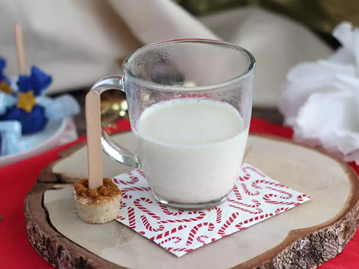 Lollis für heiße Schokolade: weiße Schokolade + Spekulatius - foto 2