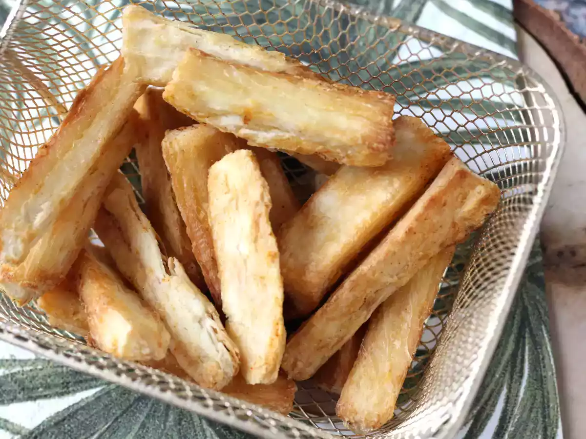 Luftgetrockneter Maniok: ein knuspriger und gesunder Snack - foto 2