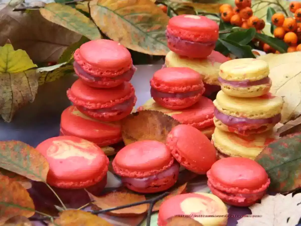 Macarons mit Himbeercreme