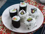 Maki mit Räucherlachs und Avocado, foto 3