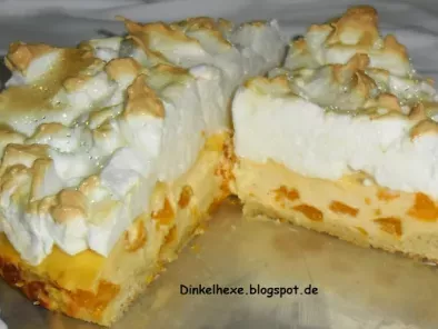 Mandarinen-Quark-Torte mit Baiserhaube