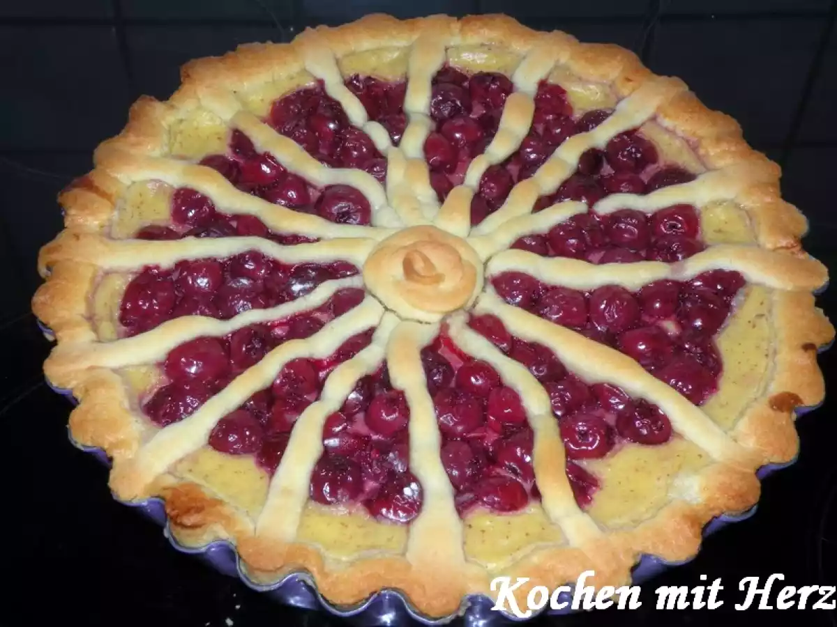Mandelcreme-Kirsch-Tarte