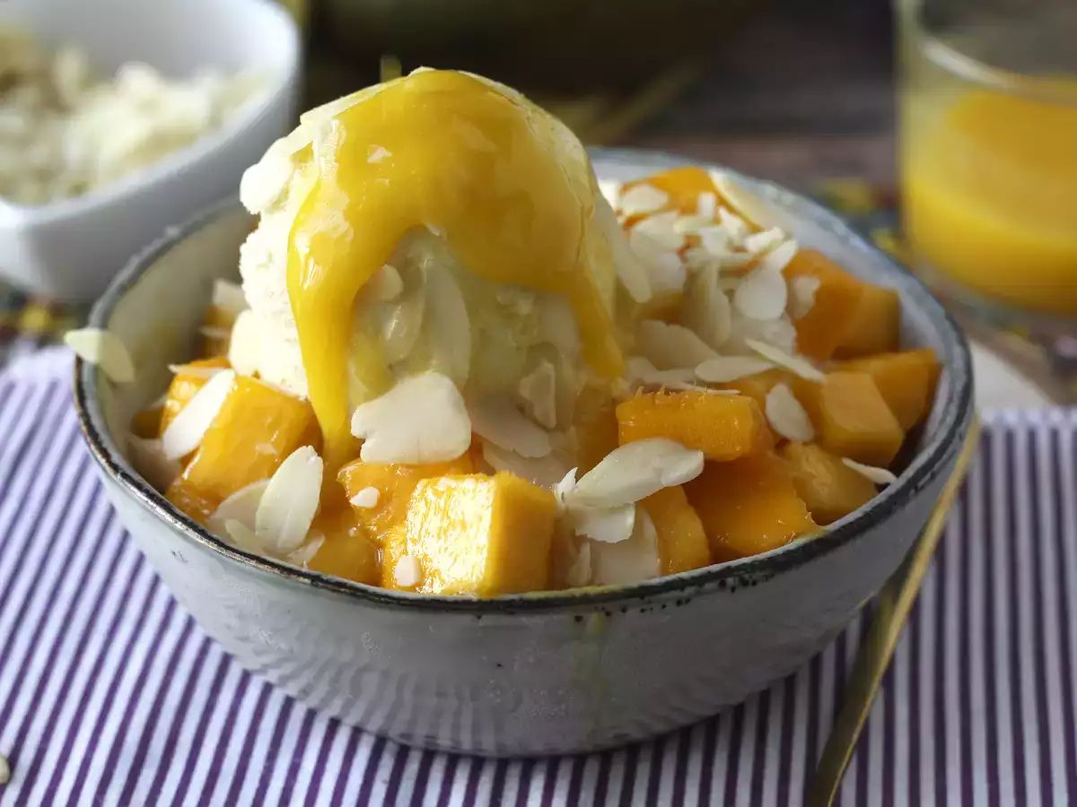 Mango-Bingsu, die köstliche koreanische Nachspeise mit Mango, die weltweit ein Hit ist - foto 2
