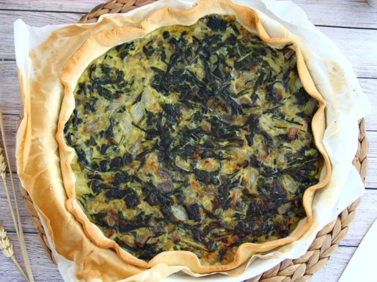 Mangold-Tarte mit geriebenem Käse - foto 3