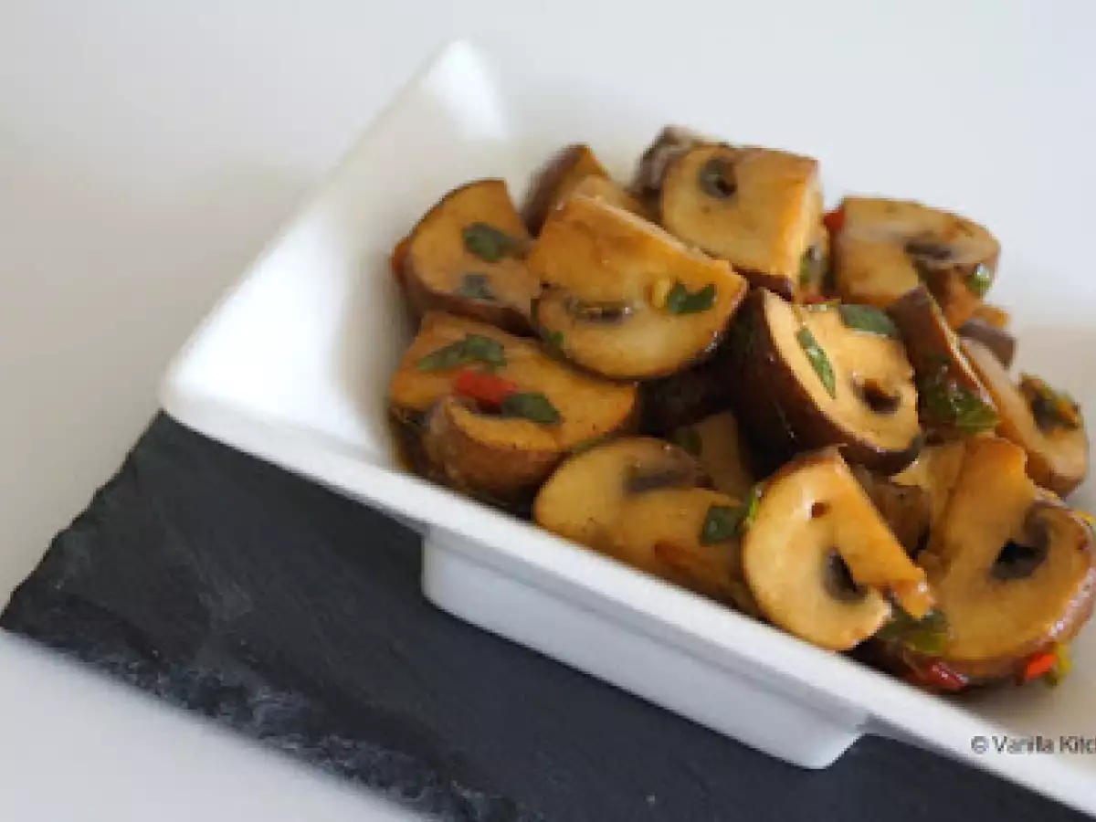 Marinierte Champignons