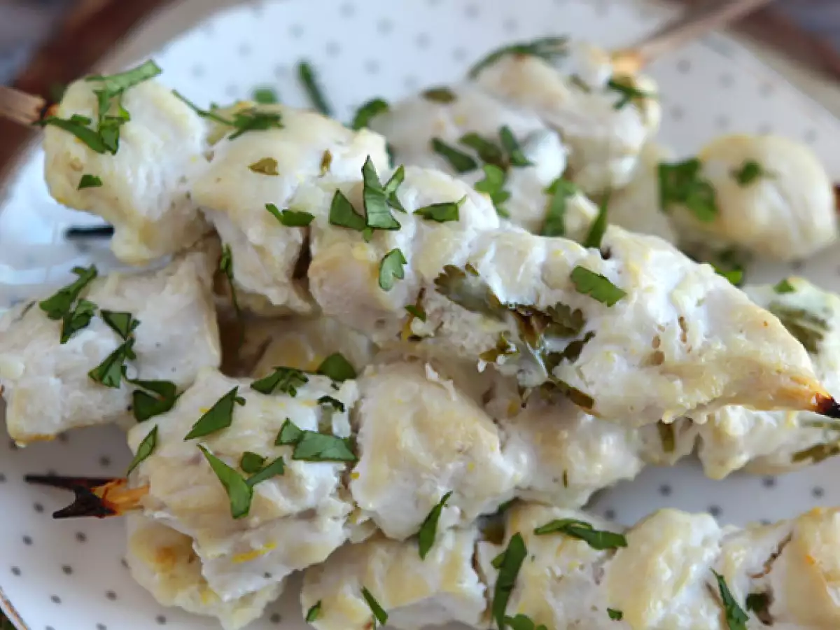 Marinierte Hähnchenspieße mit Joghurt-Zitronen-Marinade - foto 4