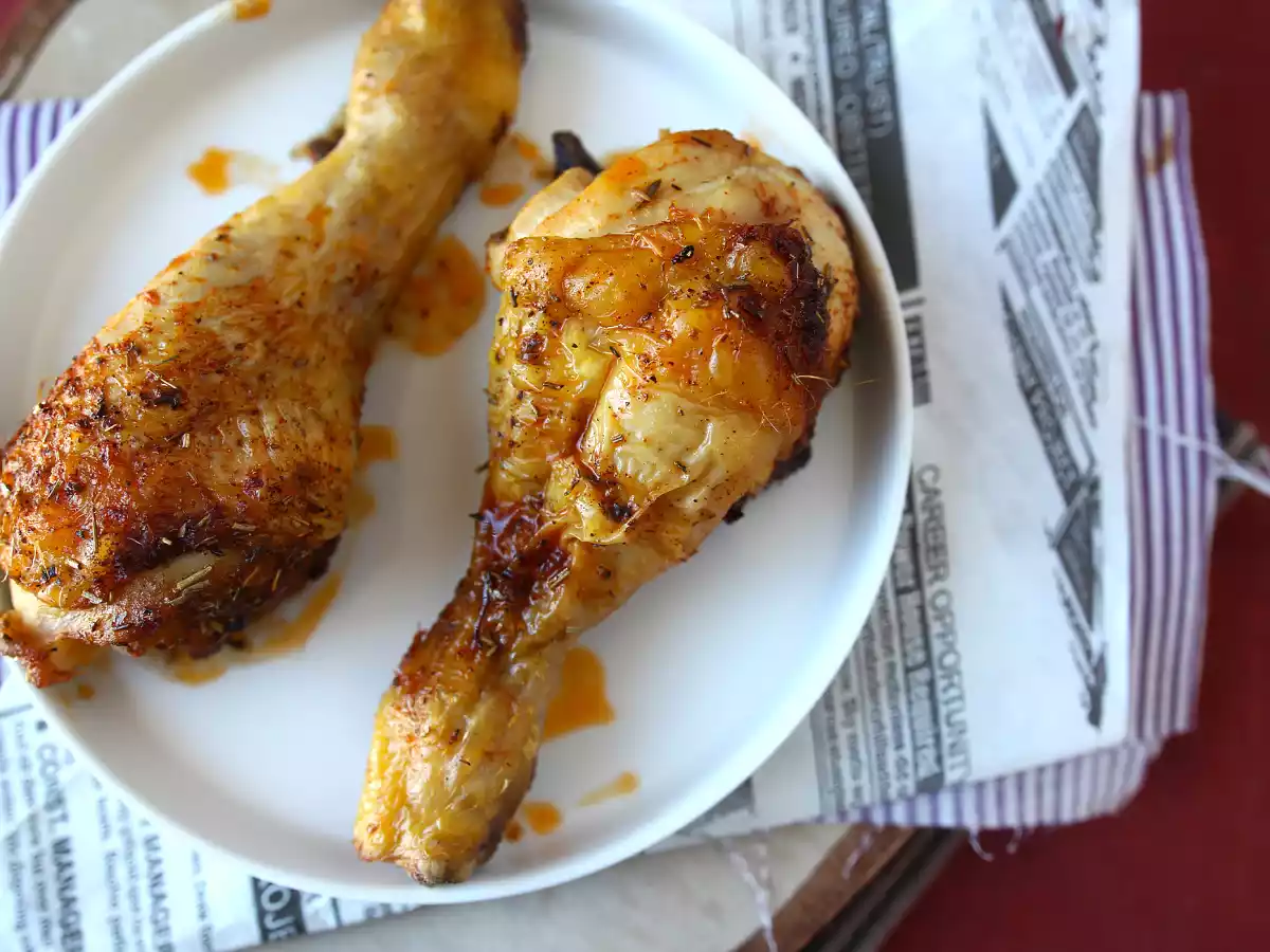 Marinierte Hühnerkeulen aus dem Ofen - superschnell zubereitet! - foto 5