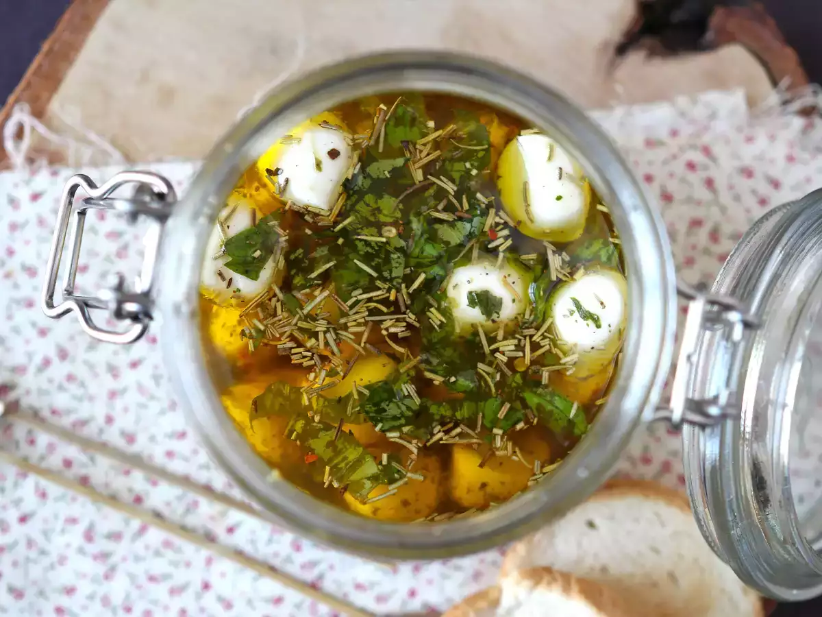 Marinierte Mozzarella-Kugeln, als Aperitif oder im Salat! - foto 2