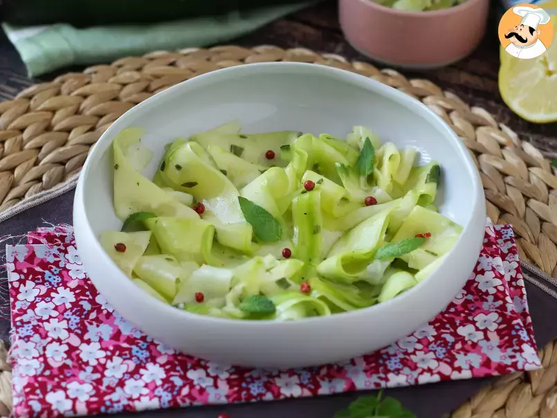 Marinierte Zucchini, das perfekte Gemüse-Carpaccio für den Sommer!, foto 4
