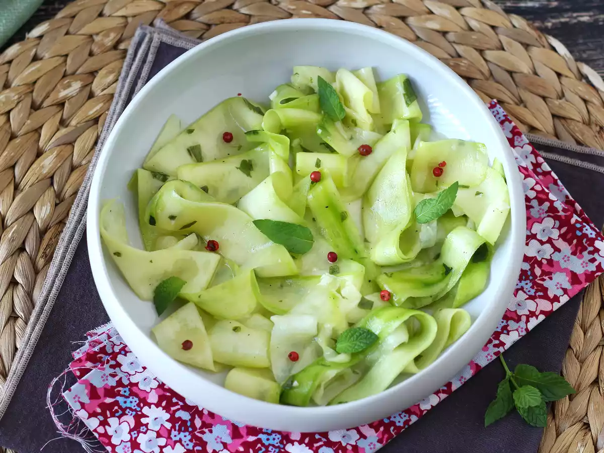 Marinierte Zucchini, das perfekte Gemüse-Carpaccio für den Sommer! - foto 7